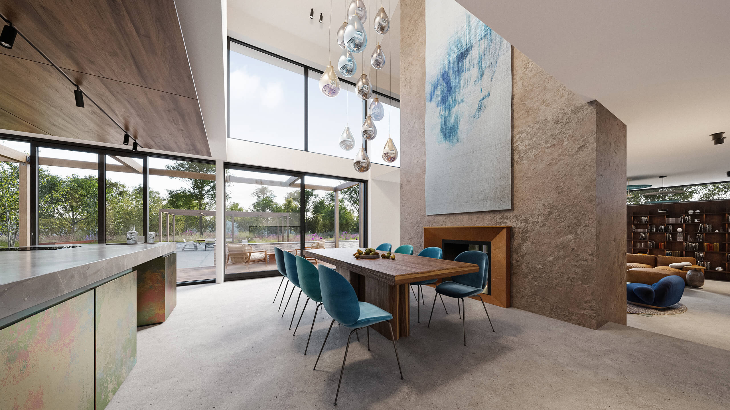 UI card displaying energy consumption data on a light fabric background