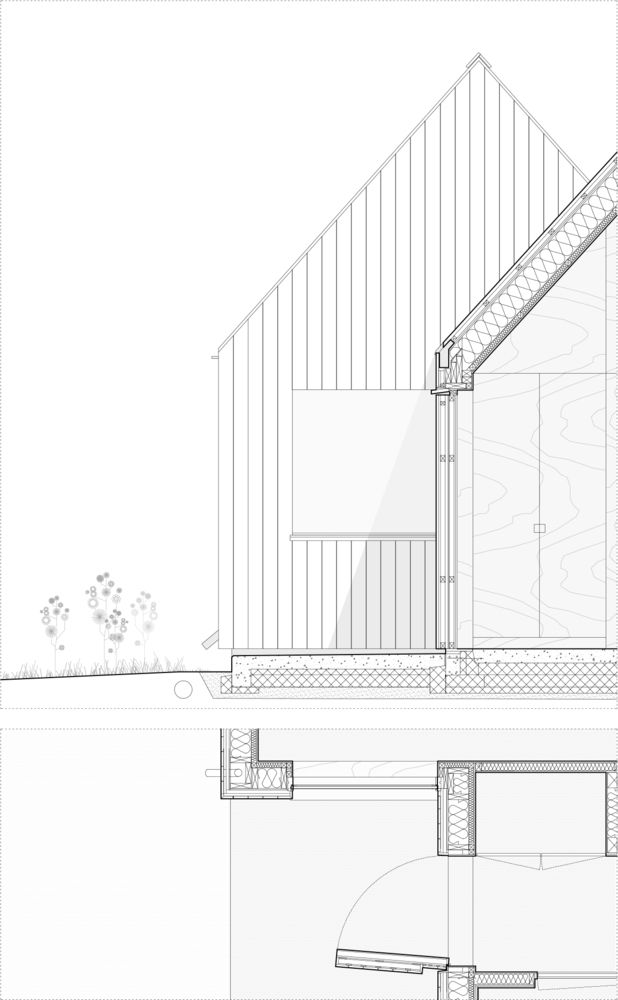 Group of colleagues greeting each other in a stylized blue duotone treatment